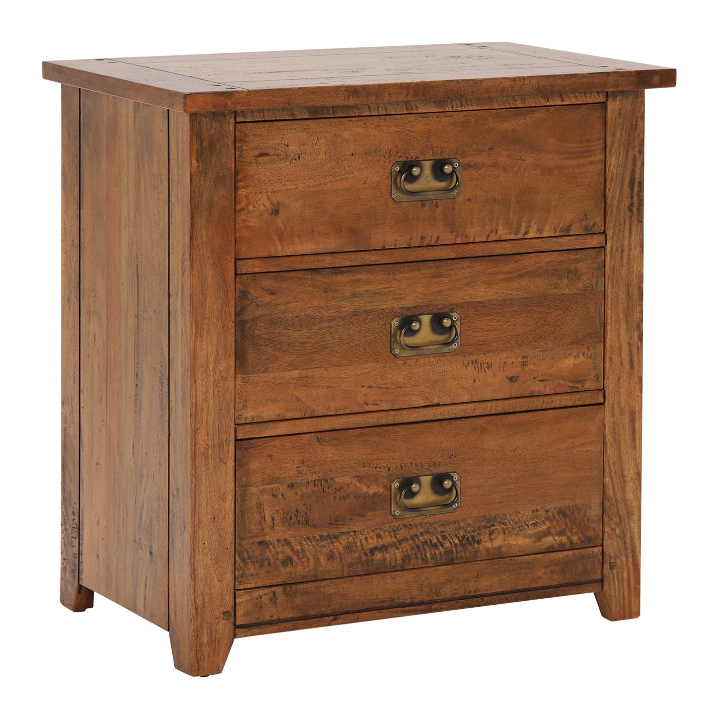 New Frontier Mango Wood 3 Drawer Chest