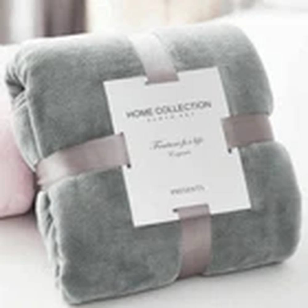 Havendro Silver XXL ( 200*230cm) Luxury Mink Blanket - Faux Fur Fleece, Soft Throw