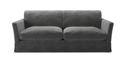 Otto 3 Seat Sofabed in Earl Grey Smart Velvet - sofa.com