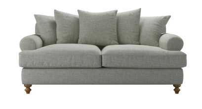 Teddy 2.5 Seat Sofa Bed in Grey Marl Highland Tweed