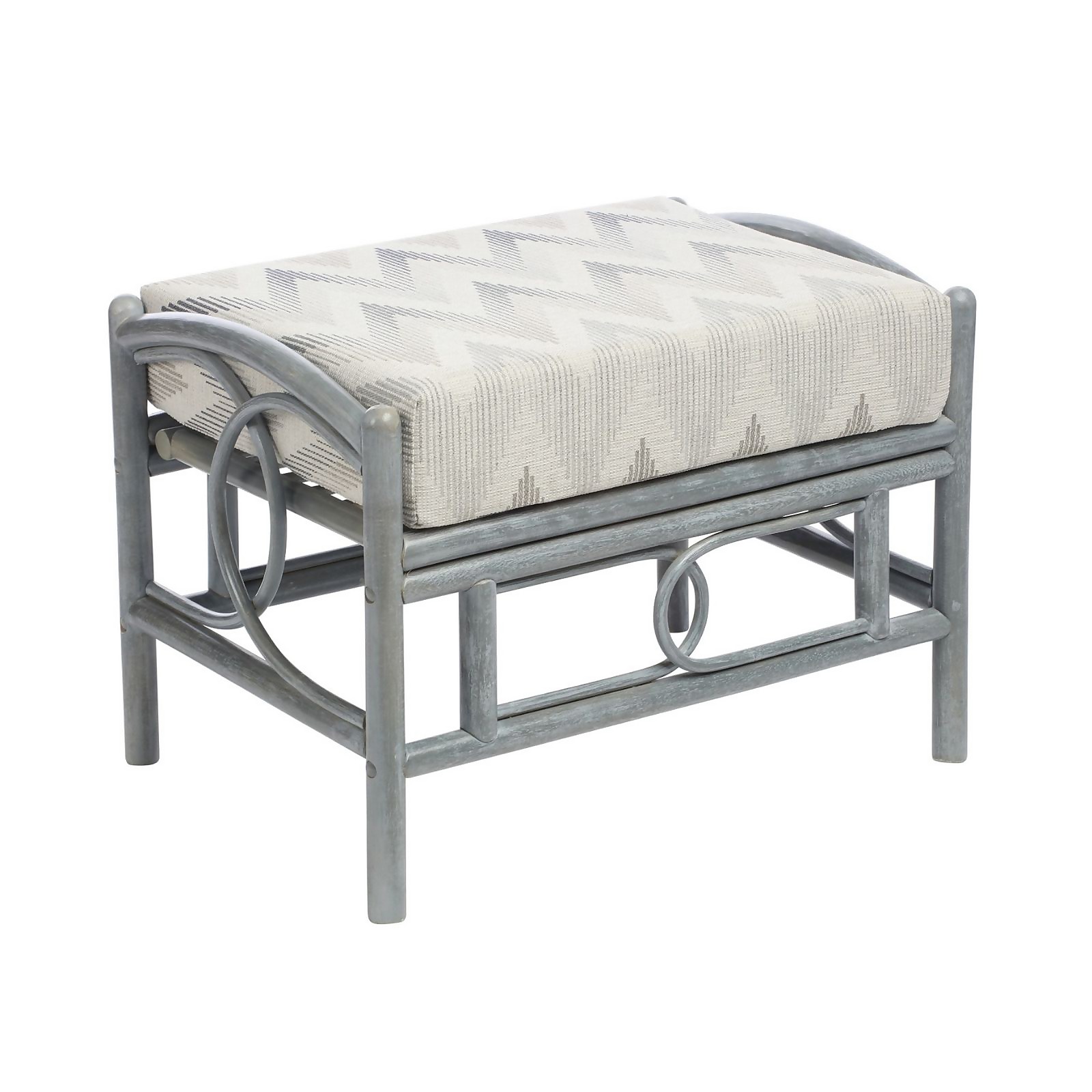 Madrid Grey Footstool