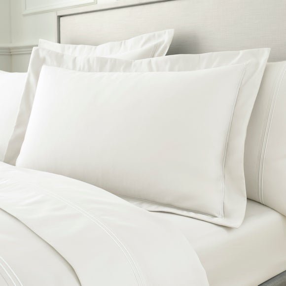 Dorma Egyptian Cotton Sateen 1200 Thread Count Oxford Pillowcase