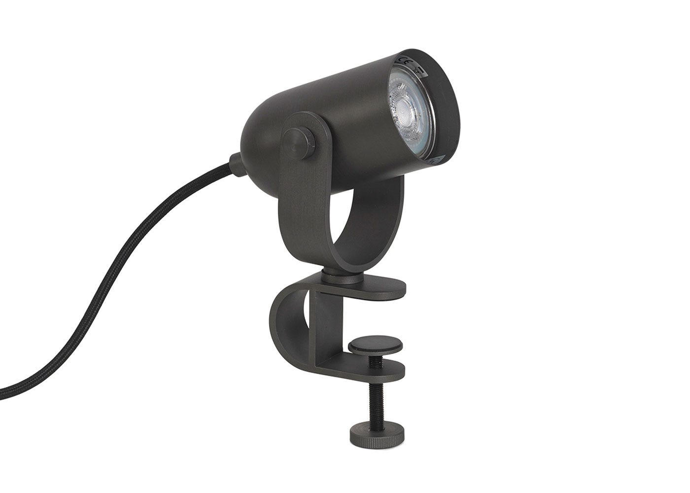 ferm LIVING Ruuvi Clip Lamp Blackened Iron