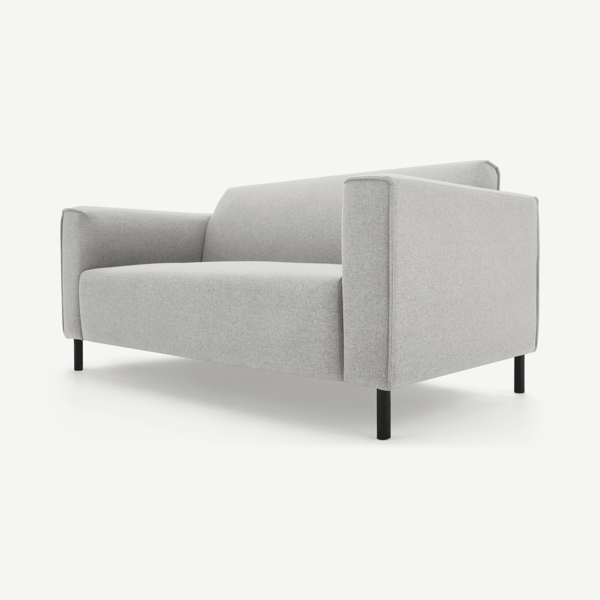 Herron 2 Seater Sofa, Hail Grey Fabric
