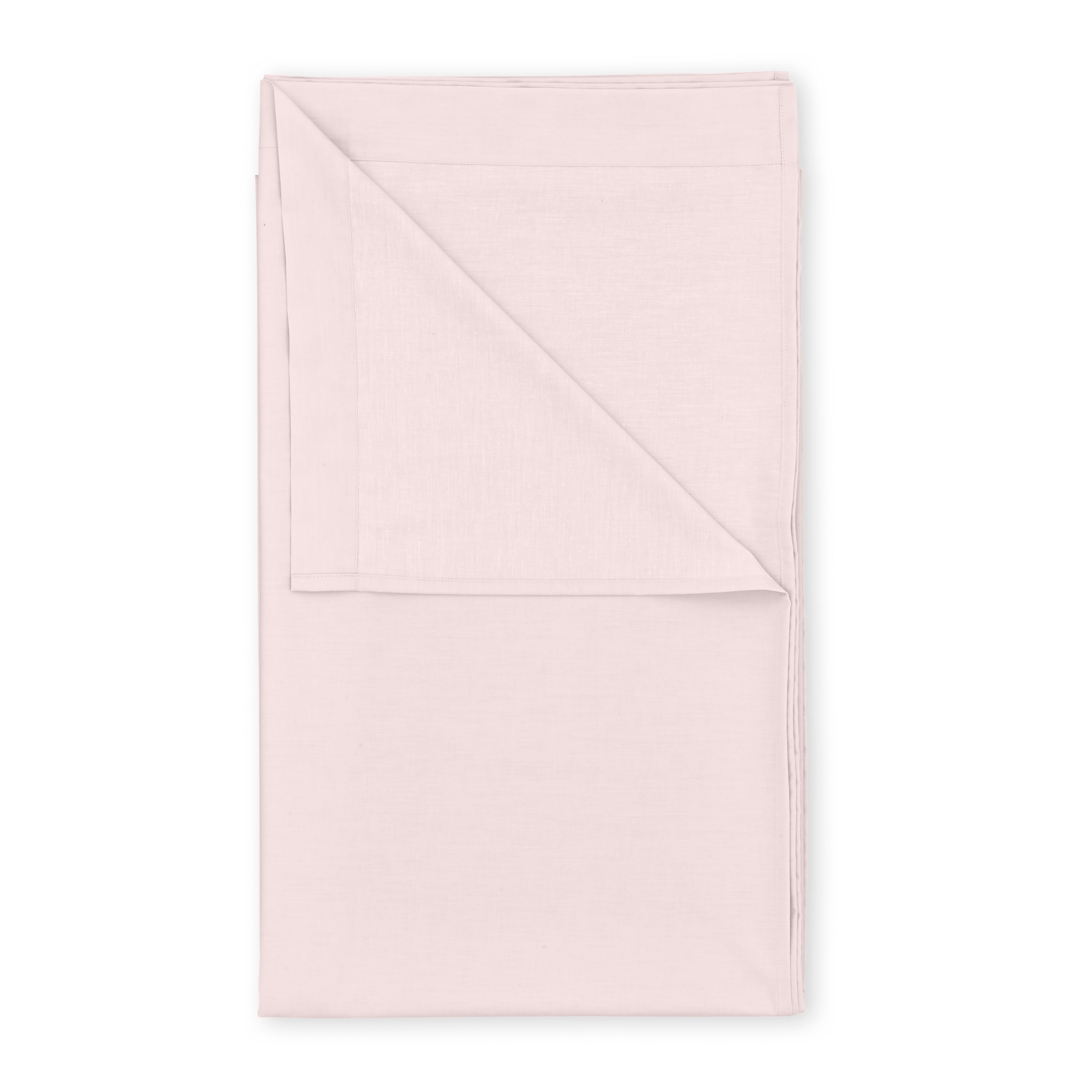 Pure Cotton Flat Sheet Pale Pink