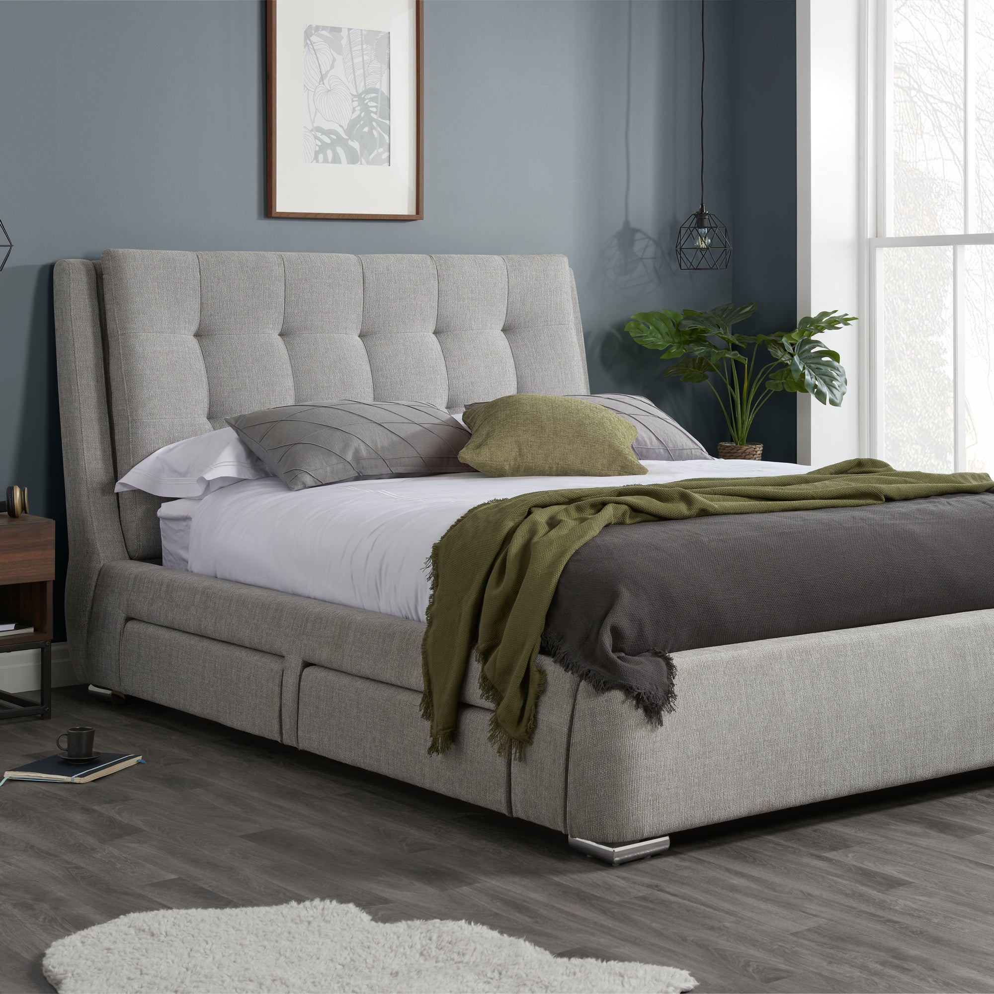 Madison Grey Bed Frame Grey