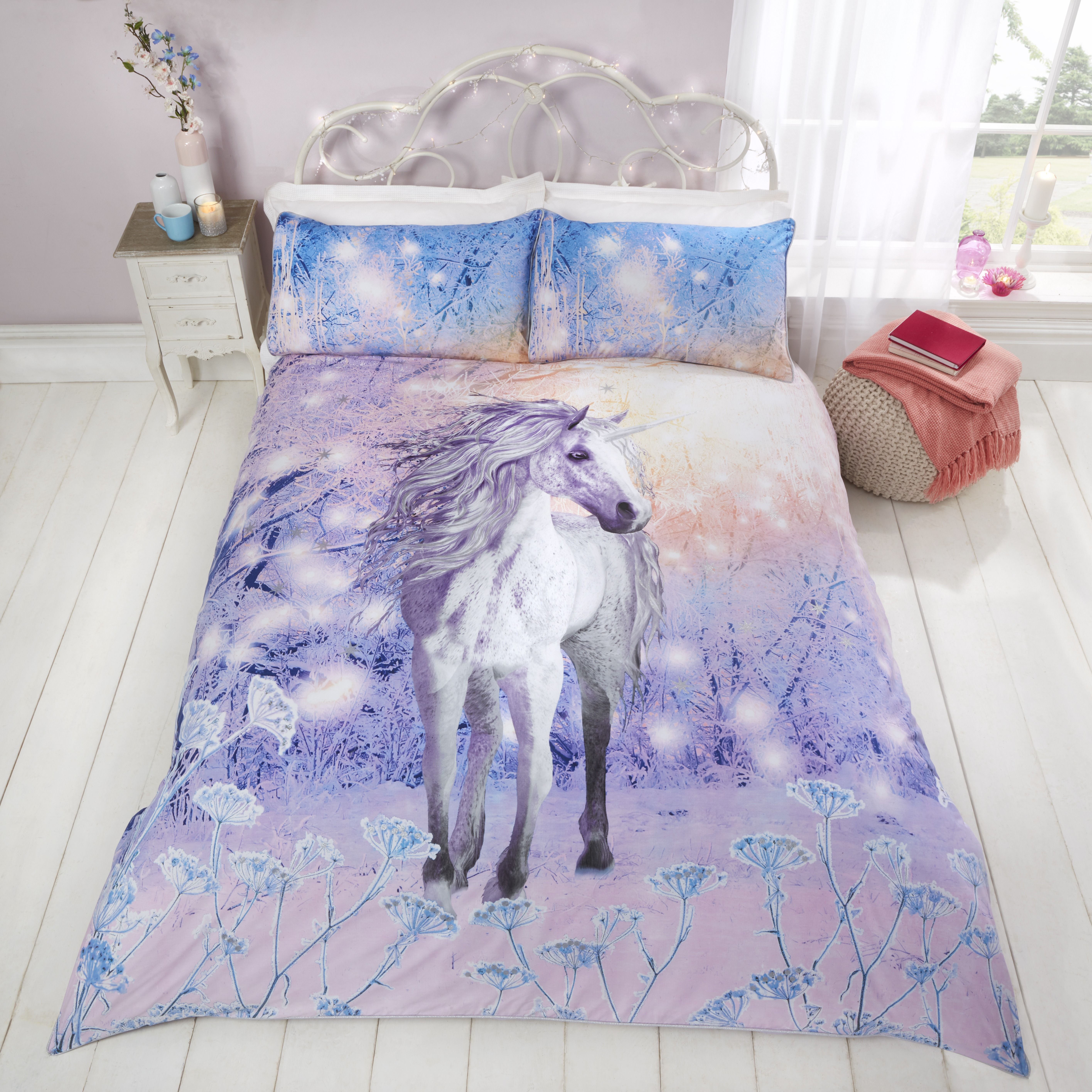 Rapport Home Magical Unicorn Duvet Cover Set with Pillowcase