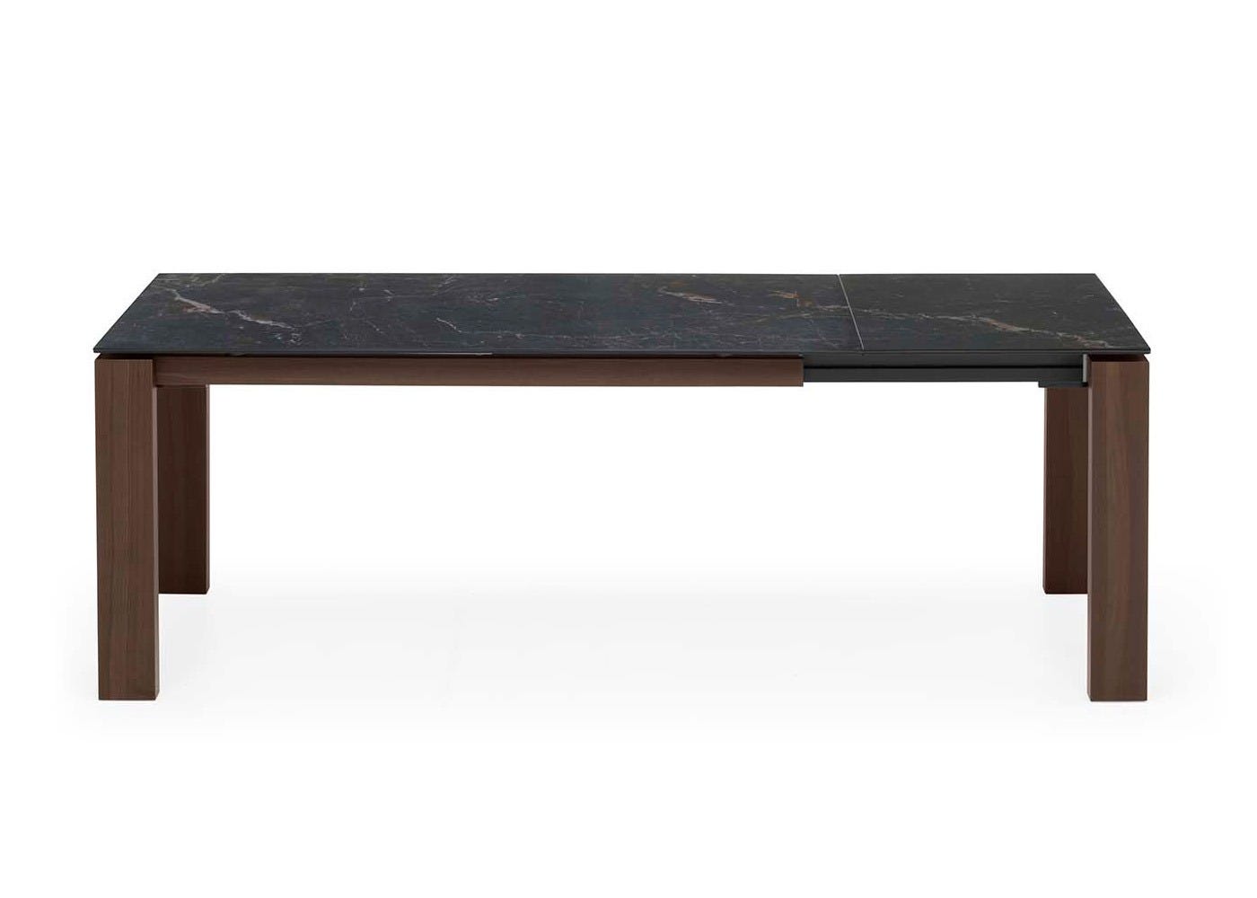 Heal's Massa Table Calacatta Black Marble Ceramic 160cm