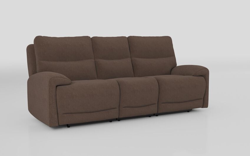 Brown Fabric Caldbeck 3 Seater Sofa