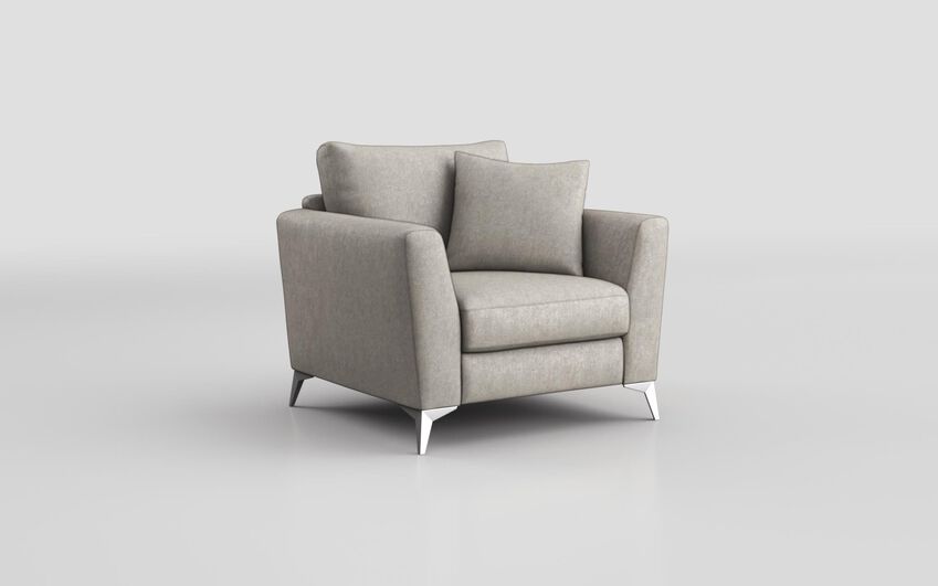 Cream Fabric Bosini Armchair