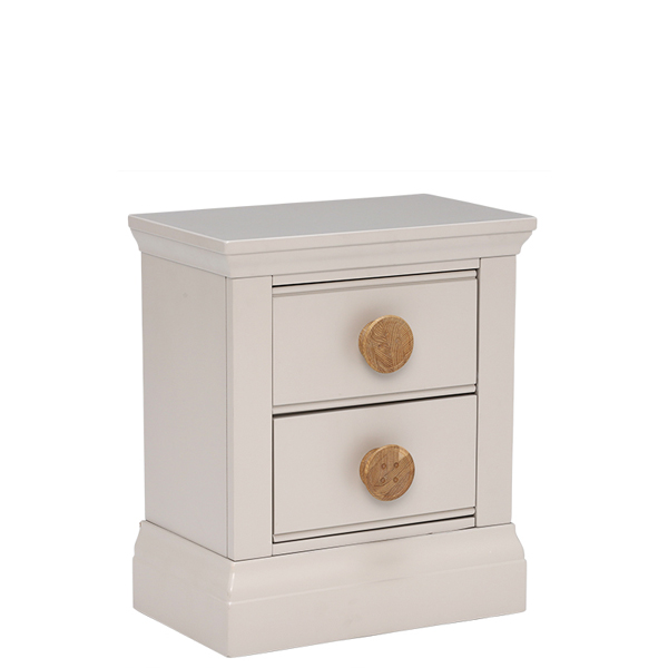 Buttons 2 Drawer Sidetable  Stone