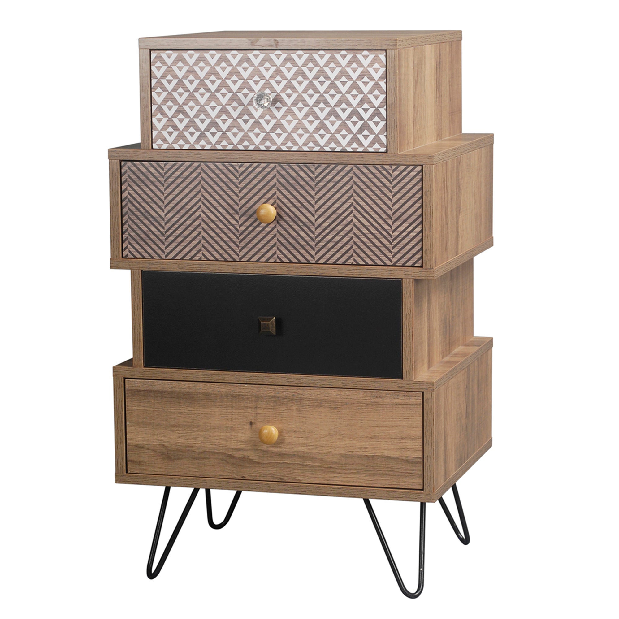 Casablanca 4 Drawer Chest Brown