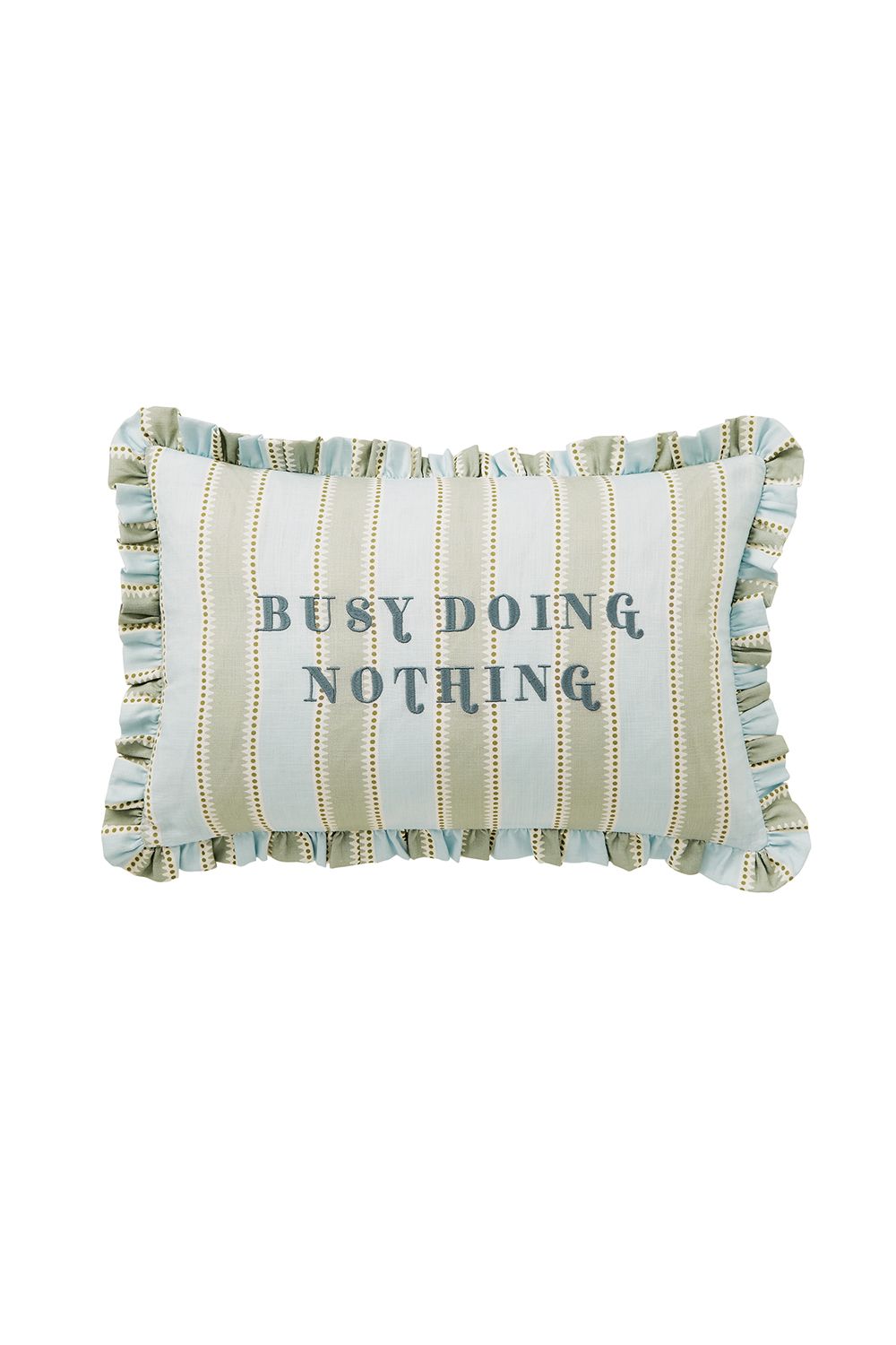 YVONNE ELLEN 'Busy Doing Nothing' Cotton Cushion