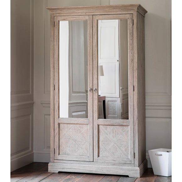 Modesto 2 Mirror Door Wardrobe