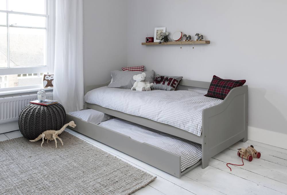 Nöa and Nani Hove Day Bed with Pullout Trundle in Silk Grey