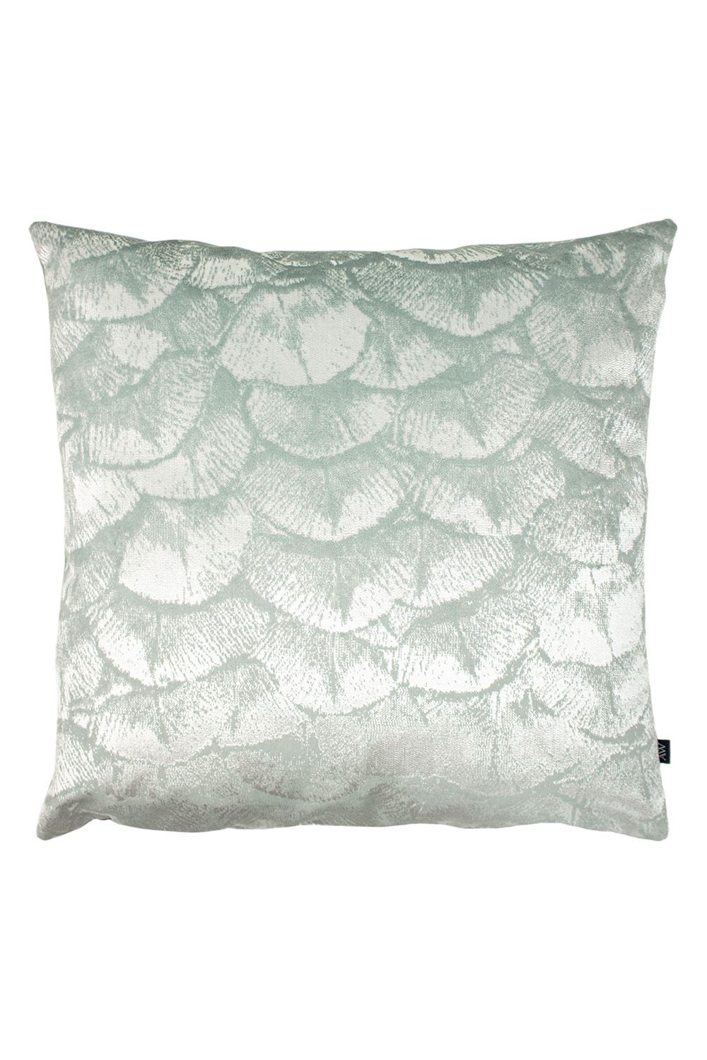 Ashley Wilde Jaden Printed Velvet Cushion in Green