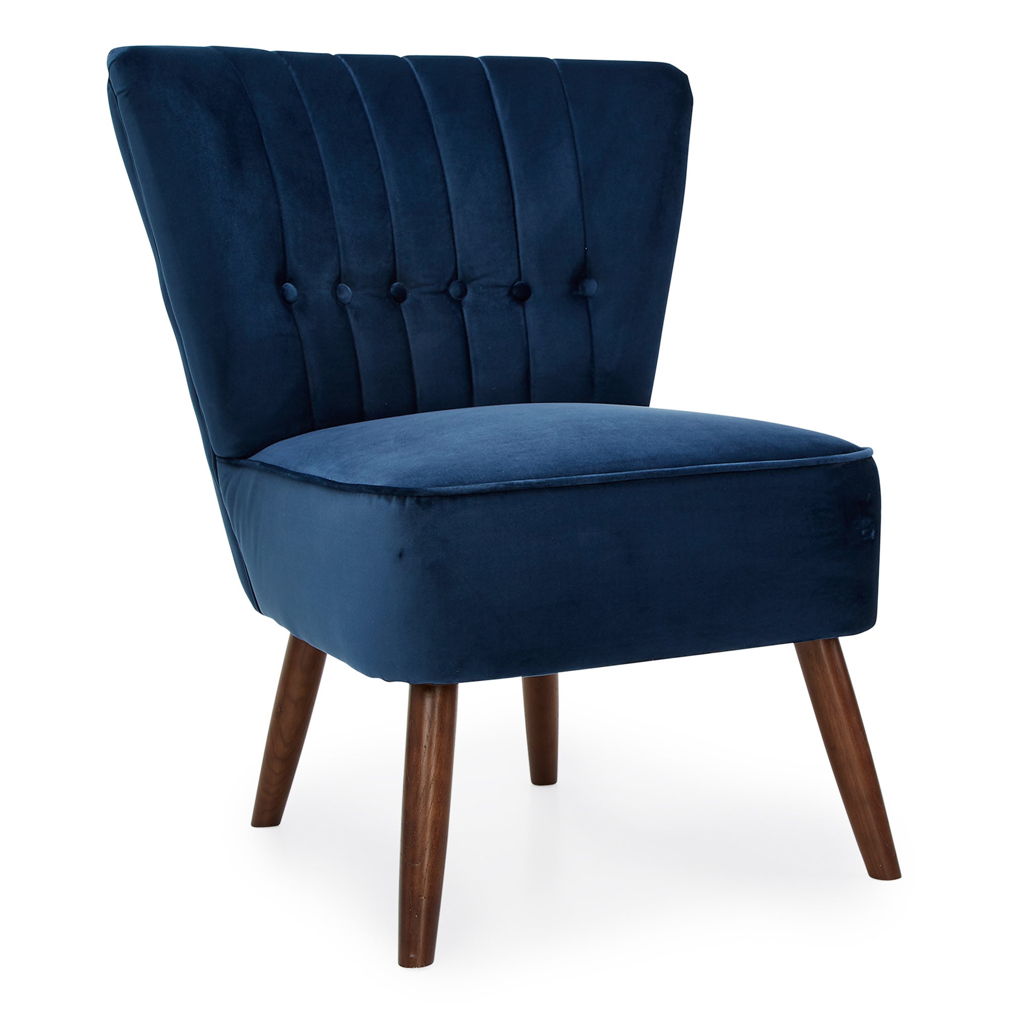 Isla Velvet Cocktail Chair - Midnight Midnight Blue