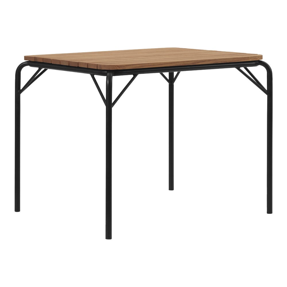 Normann Copenhagen Vig Outdoor Dining Table 80x90cm in Black