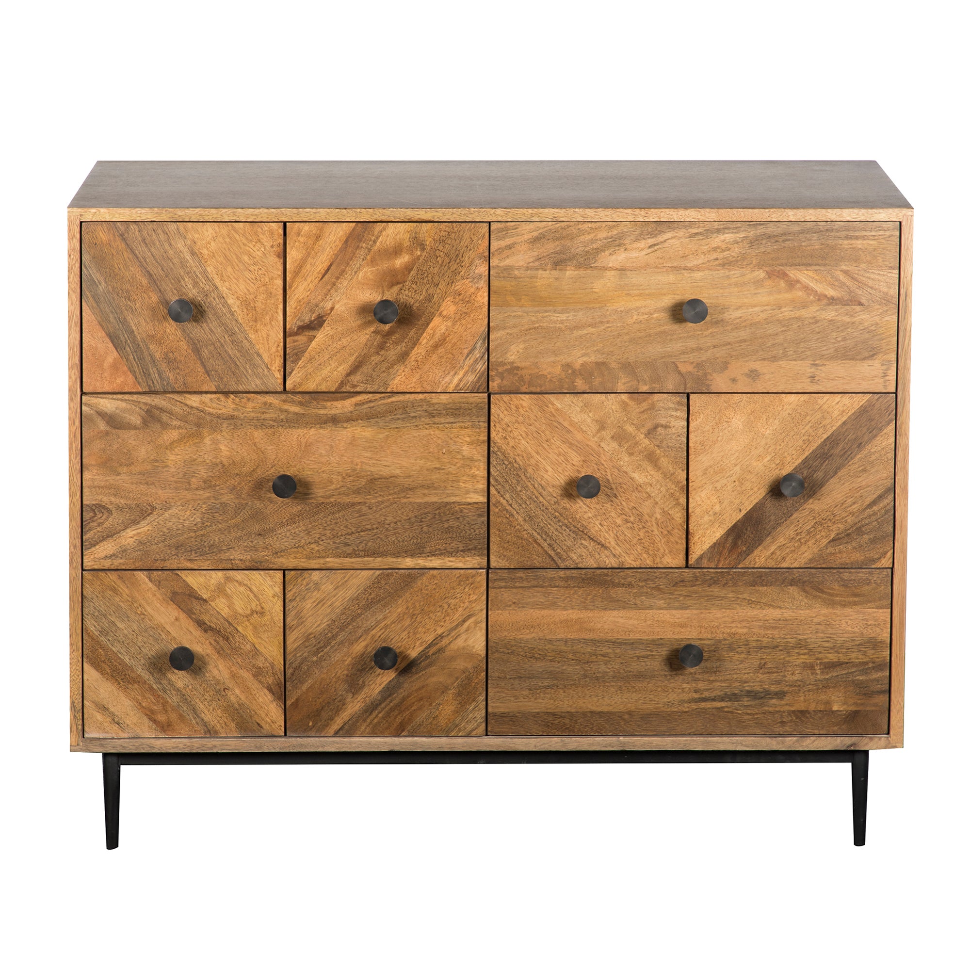Finchley Multi Drawer Chest Wood (Brown)