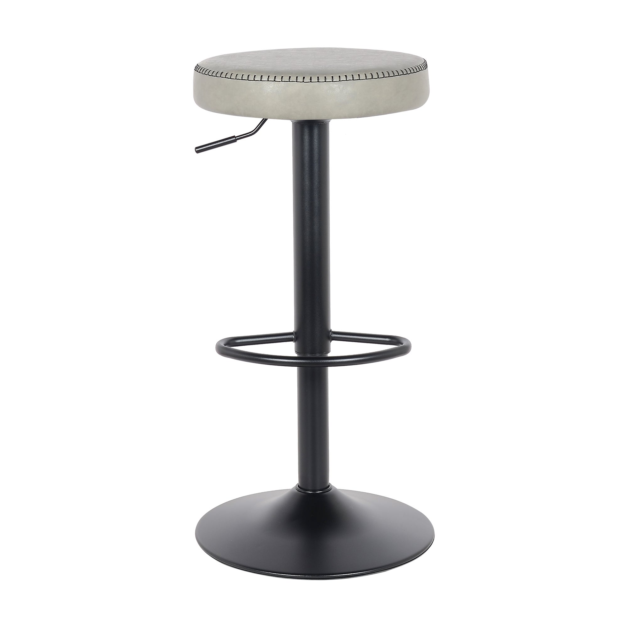 Venice Round Bar Stool Grey