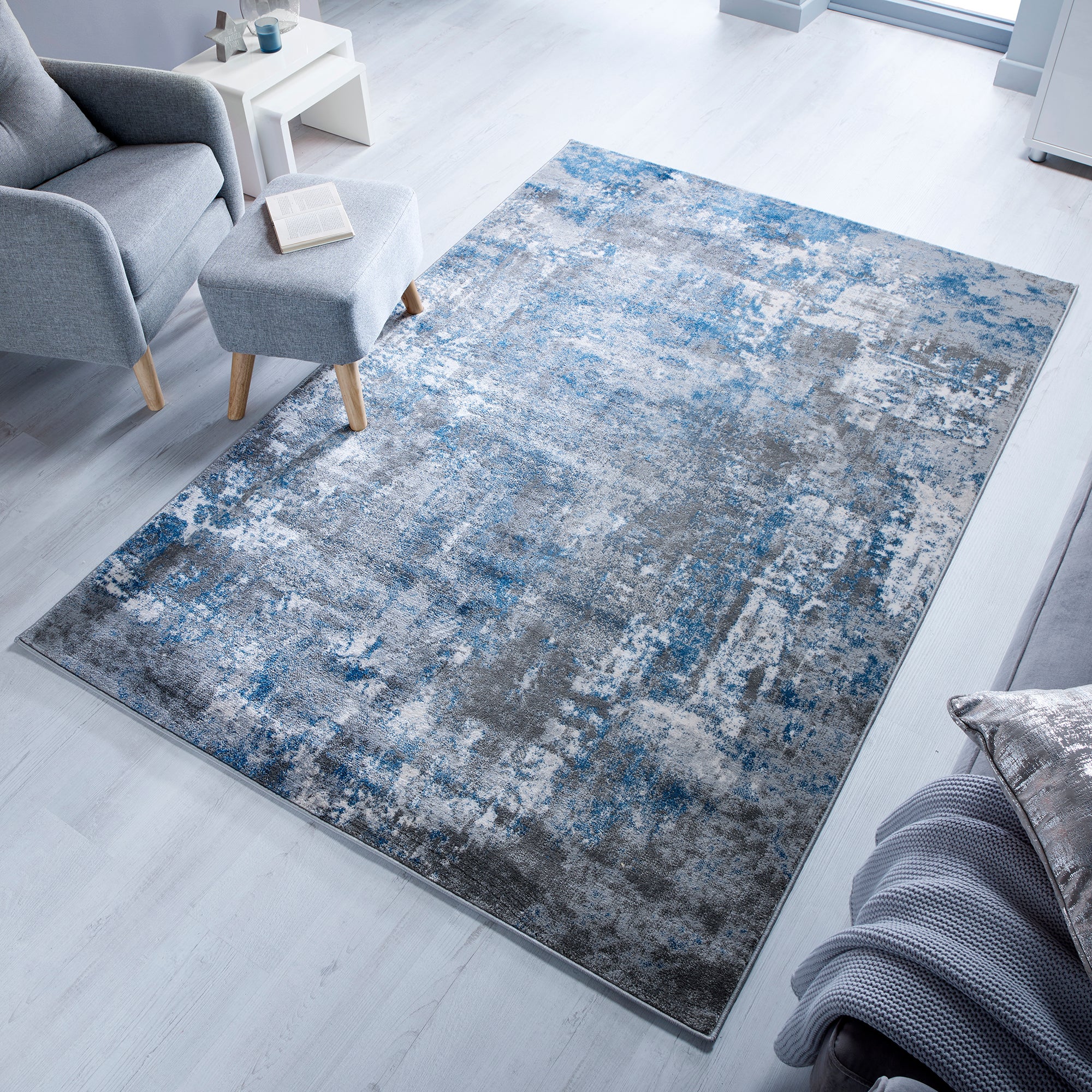 Wonderlust Rug Blue/Grey