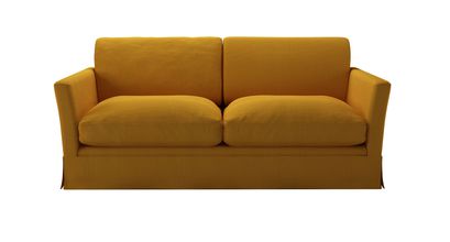 Otto 2.5 Seat Sofabed in Mango Brushed Linen Cotton - sofa.com