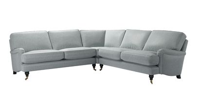 Bluebell Large Corner Sofa in Cirrus Smart Slubby Cotton - sofa.com