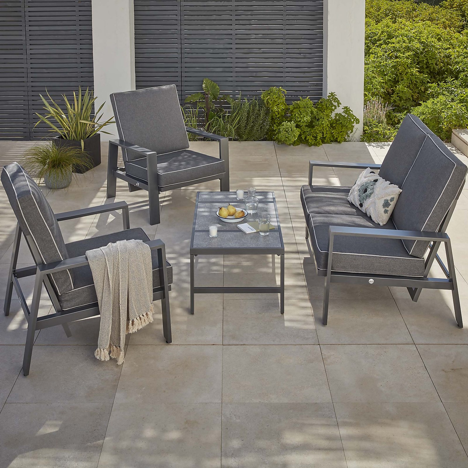 Magna Reclining Garden Sofa Set