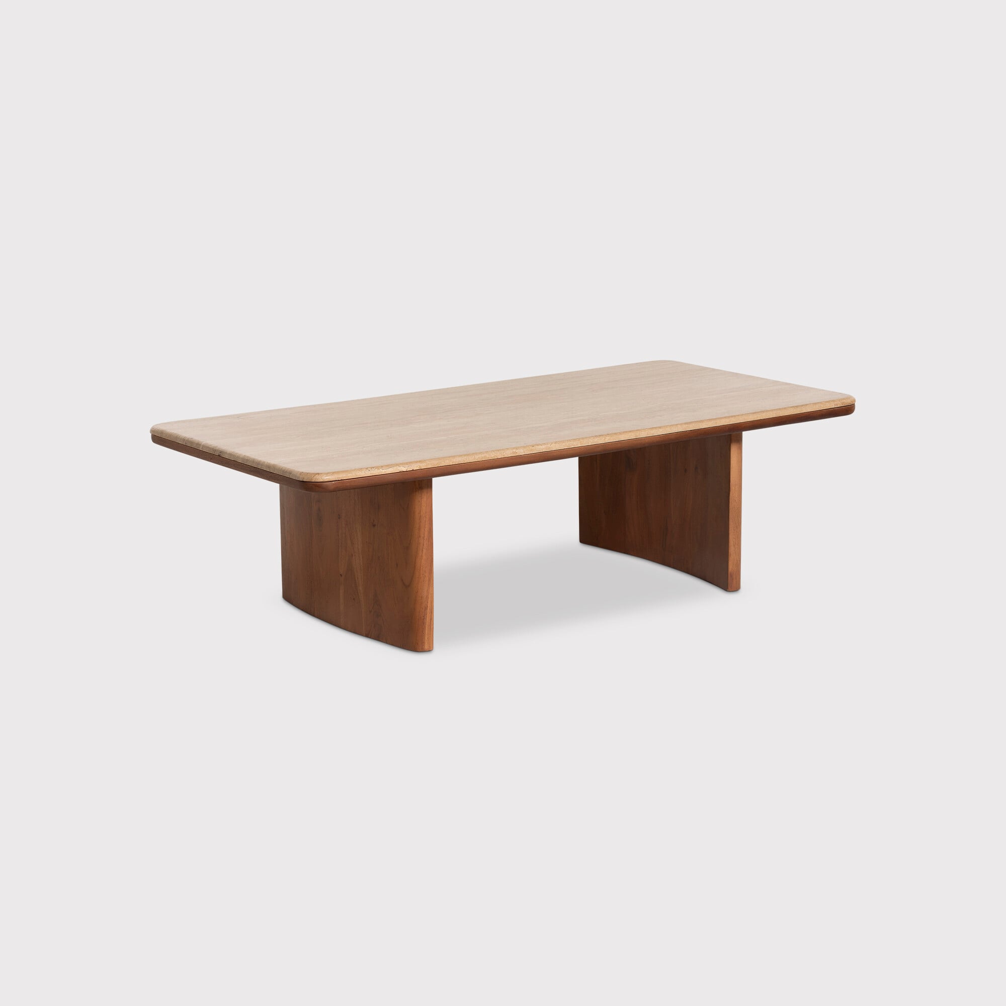 Zerina Coffee Table 140x70x40, Brown Concrete | Barker & Stonehouse