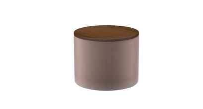 Ringo Storage Drum in Orchid Cotton Matt Velvet - sofa.com