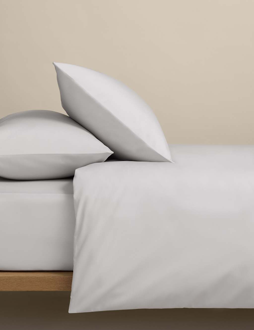 M&S Egyptian Cotton 400 Thread Count Bedding Set Dove