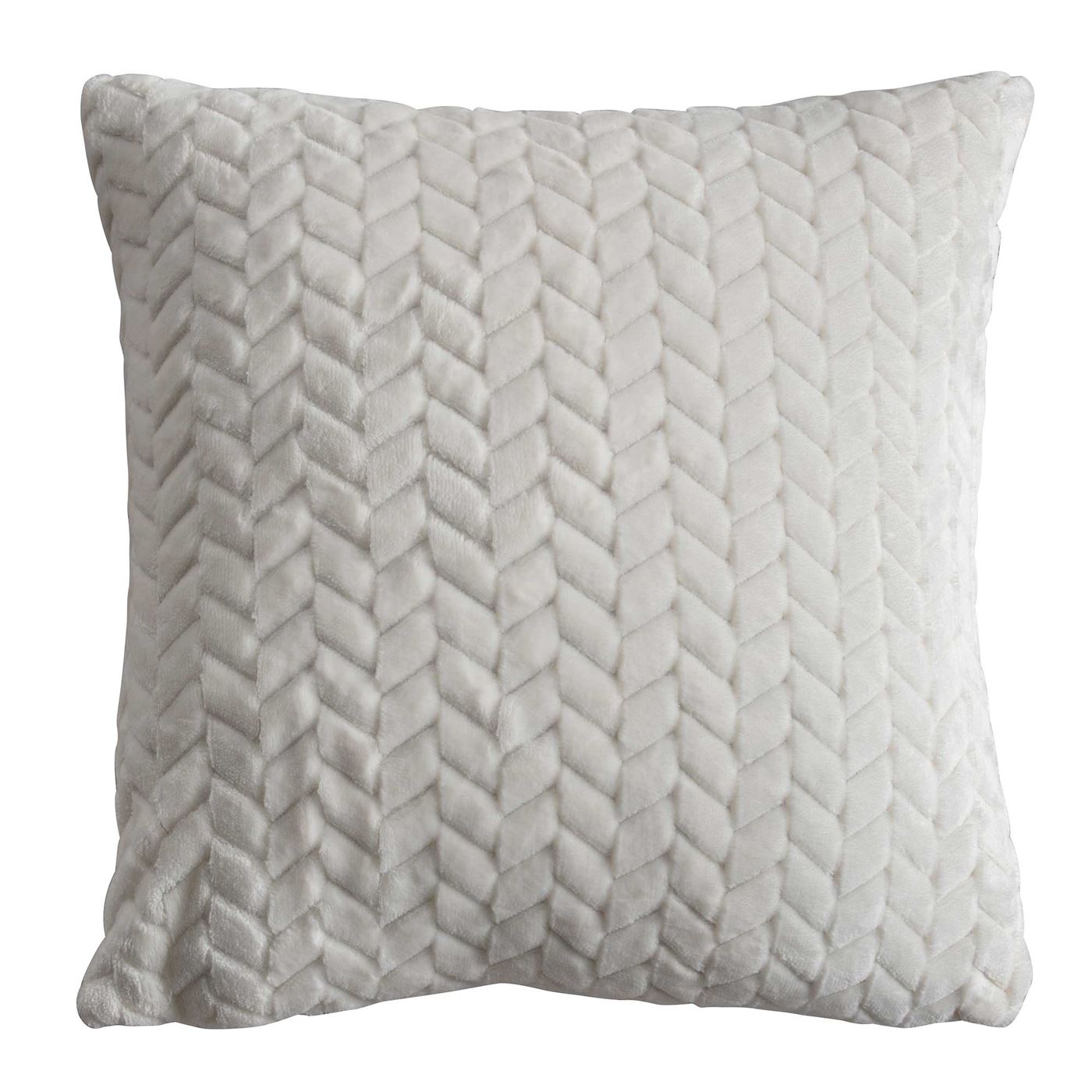 Cream Chevron Cushion