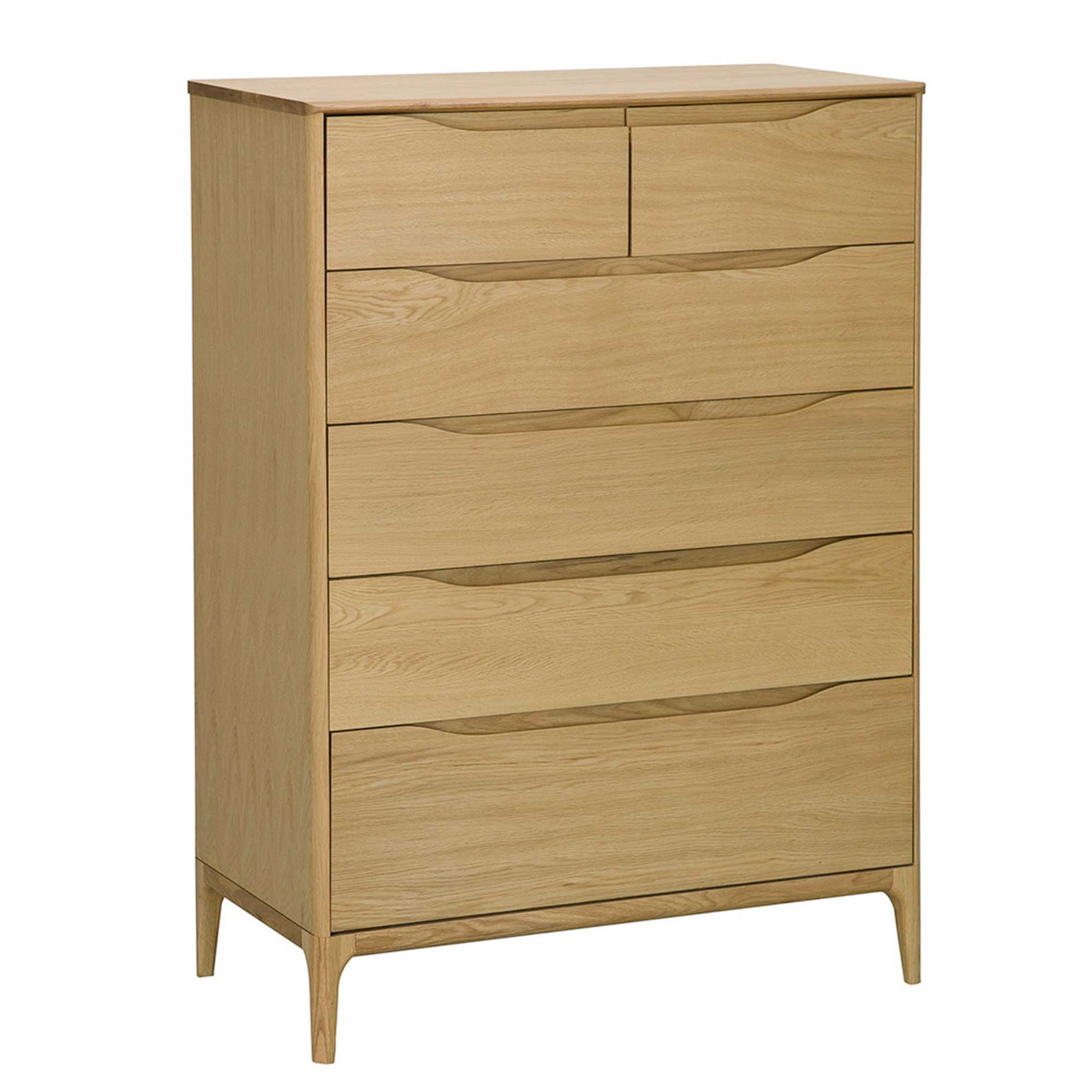 Ercol Rimini 6 Drawer Tall Wide Chest