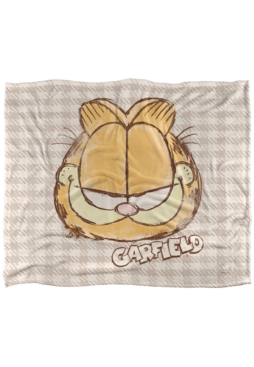 Garfield Watercolor Silky Touch Super Soft Throw Blanket 152 X 127 cm in White