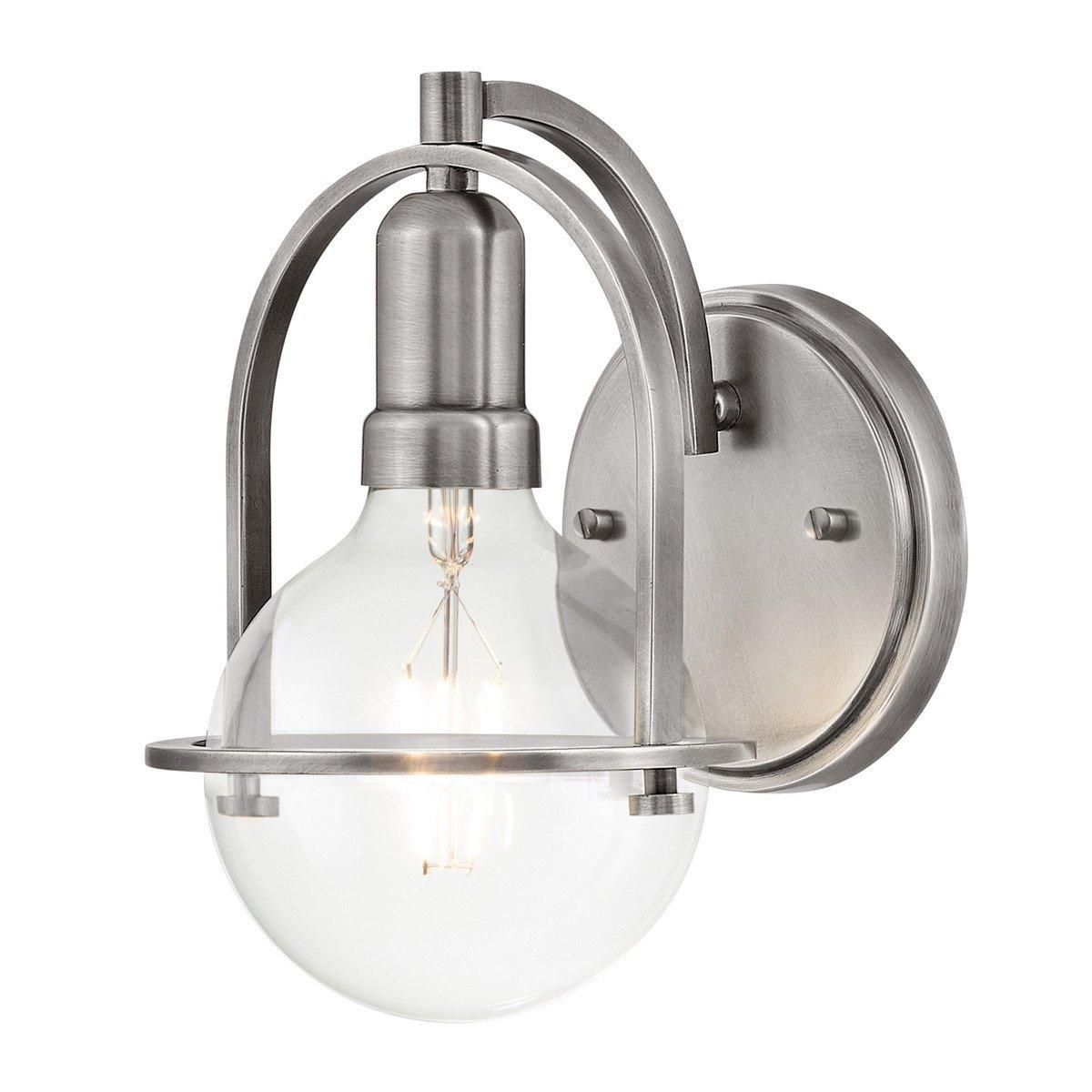 Netlighting Hinkley Somerset Wall Lamp Brushed Nickel in Grey