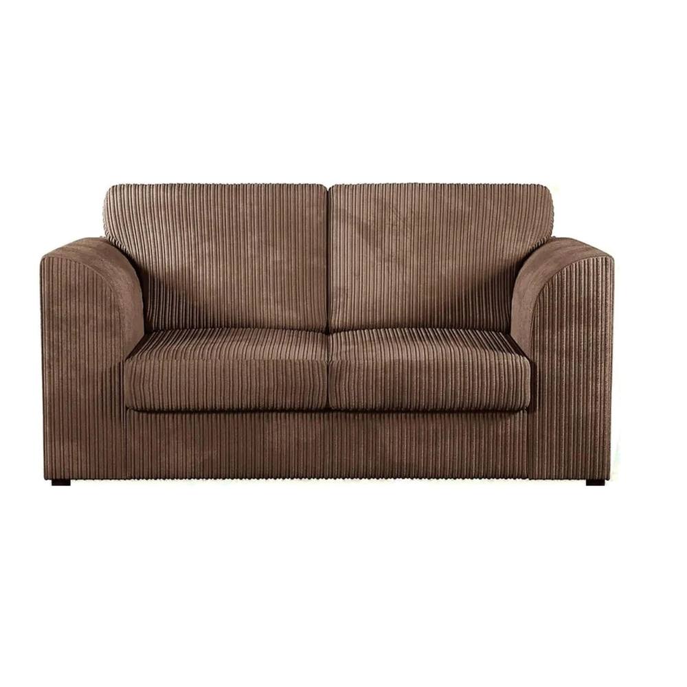 Bliss Furniture Jumbo Cord High Back 2 Seater Sofa in Beige