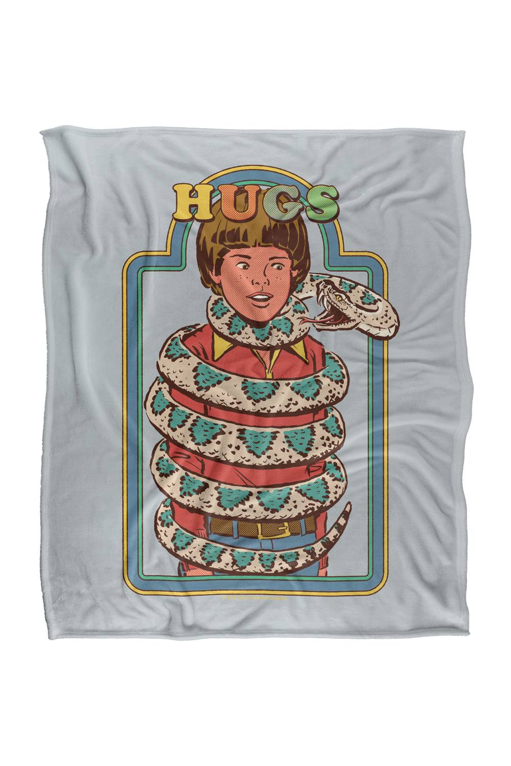 Steven Rhodes Hugsss Silky Touch Super Soft Throw Blanket