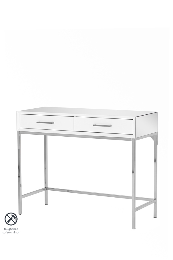 Trio White Console Table