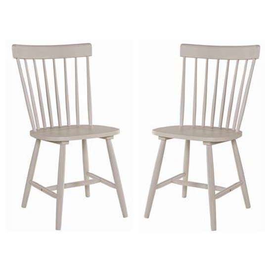 Rotanev Stone Grey Dining Chairs In Pair