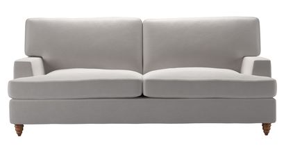 Isla 3 Seat Sofabed in Dove Smart Velvet - sofa.com