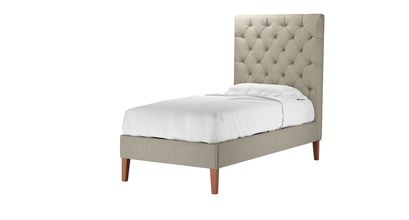 Rosalie 150cm Single Bed in Salted Caramel Plush Tweed Boucle - sofa.com