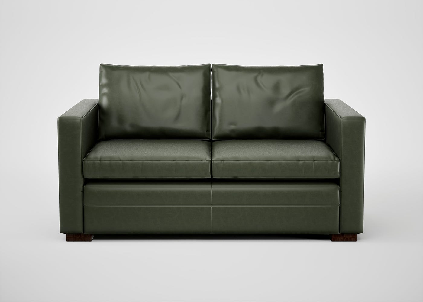 Heal's Palermo 2 Seater Sofa Siena Cotton Pistachio Walnut Feet 2