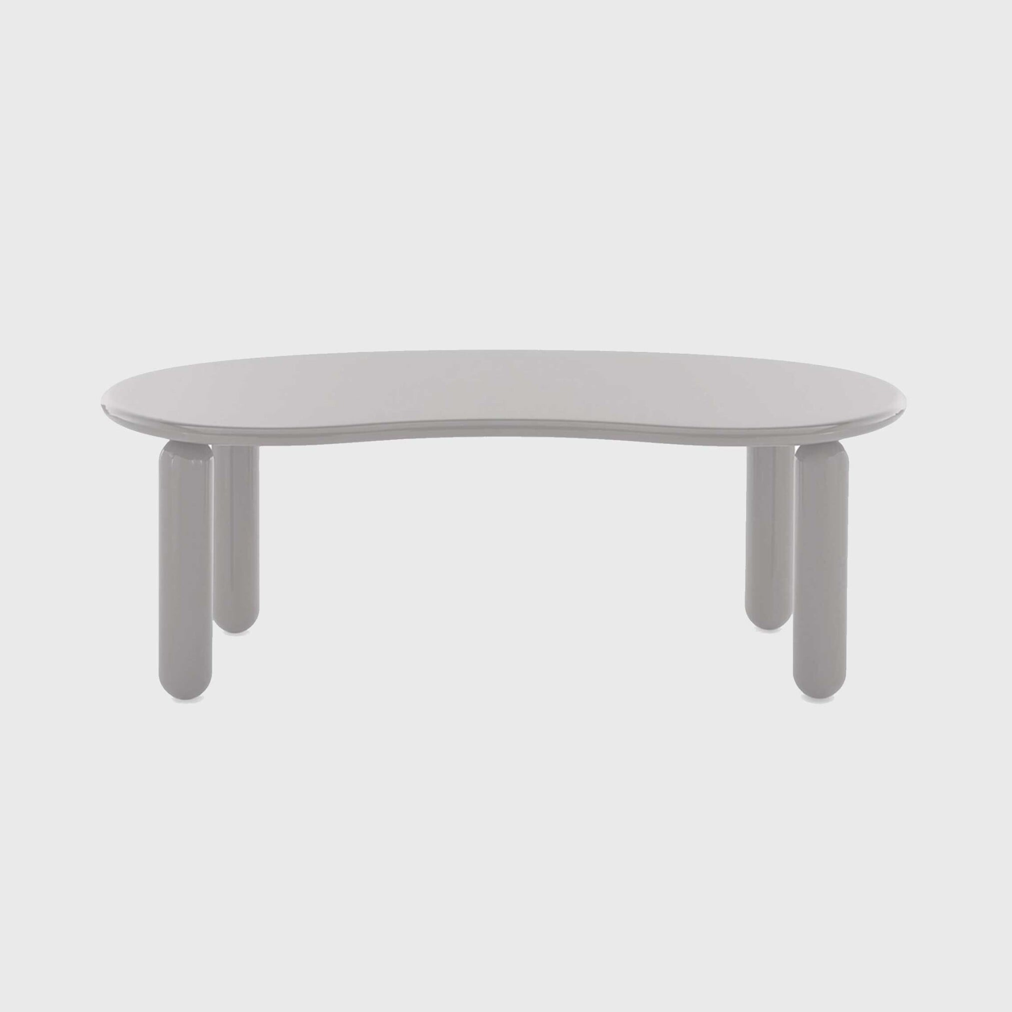 Kartell Undique Mas Side Table 119x59x44 Grey, Round Wood | Barker & Stonehouse