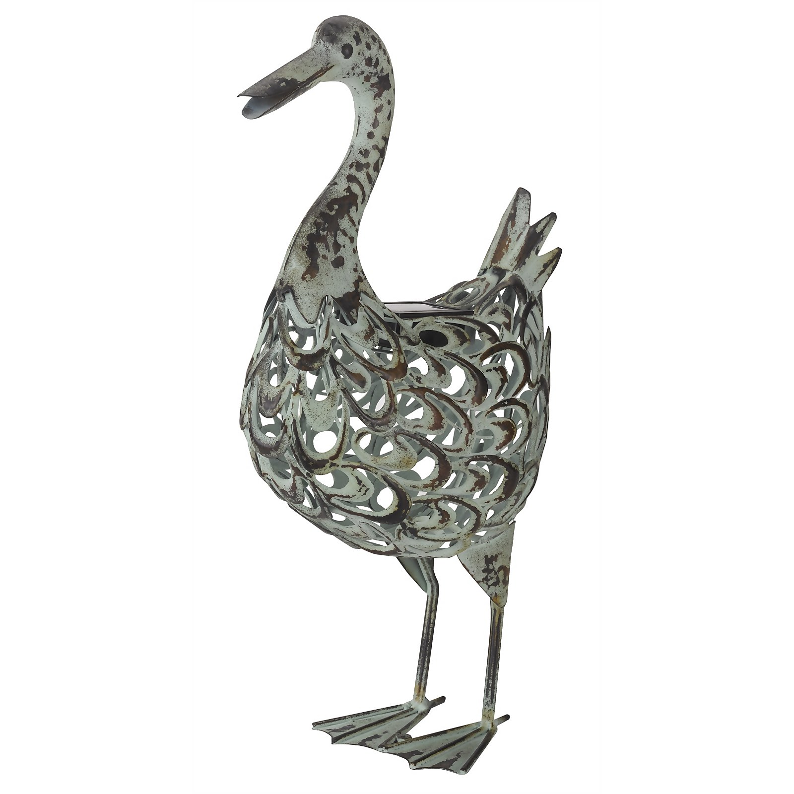 Solar Silhouette Duck 43x12x27.5cm