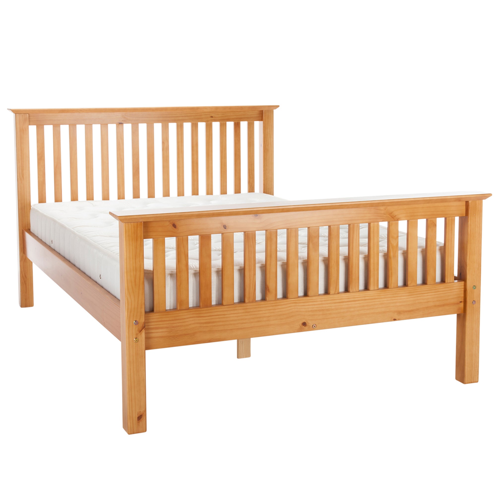 Barcelona High Foot Bedstead Natural