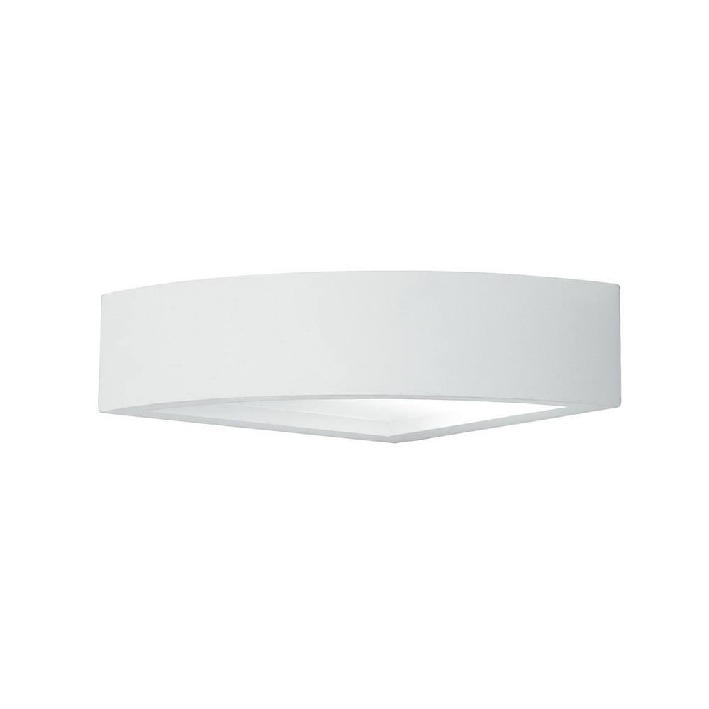 Netlighting MYKONOS Plaster Wall Light White 20.5x20.5x7cm