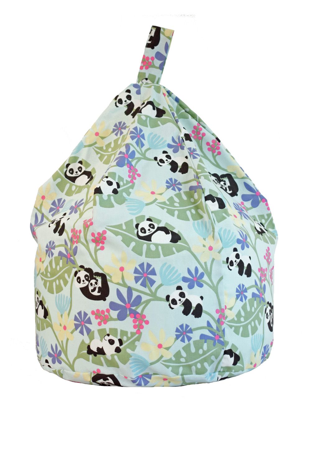 Bean Lazy Cotton Light Blue Panda Bean Bag Child Size