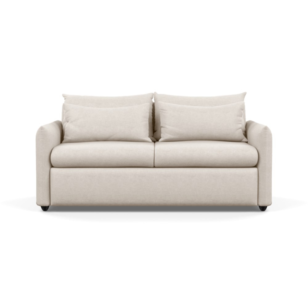 Heal's Pillow Sofa Bed Texture Limestone Black Feet
