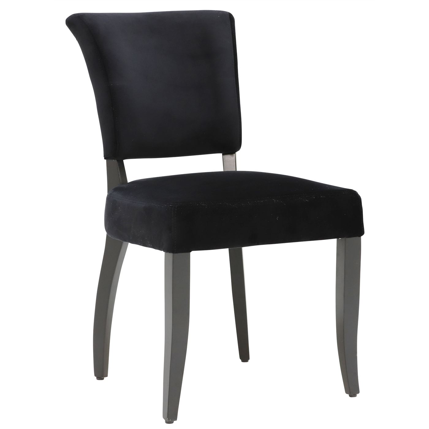 Timothy Oulton Mimi Velvet Dining Chair, Black