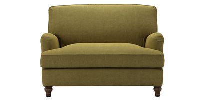 Bluebell Loveseat Sofabed in Mossymere Norfolk Cotton - sofa.com